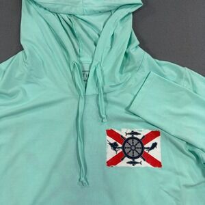 Anetik Premium Performance Sun Hoodie Mint Green UPF 30 Fishing Tournament‎ L